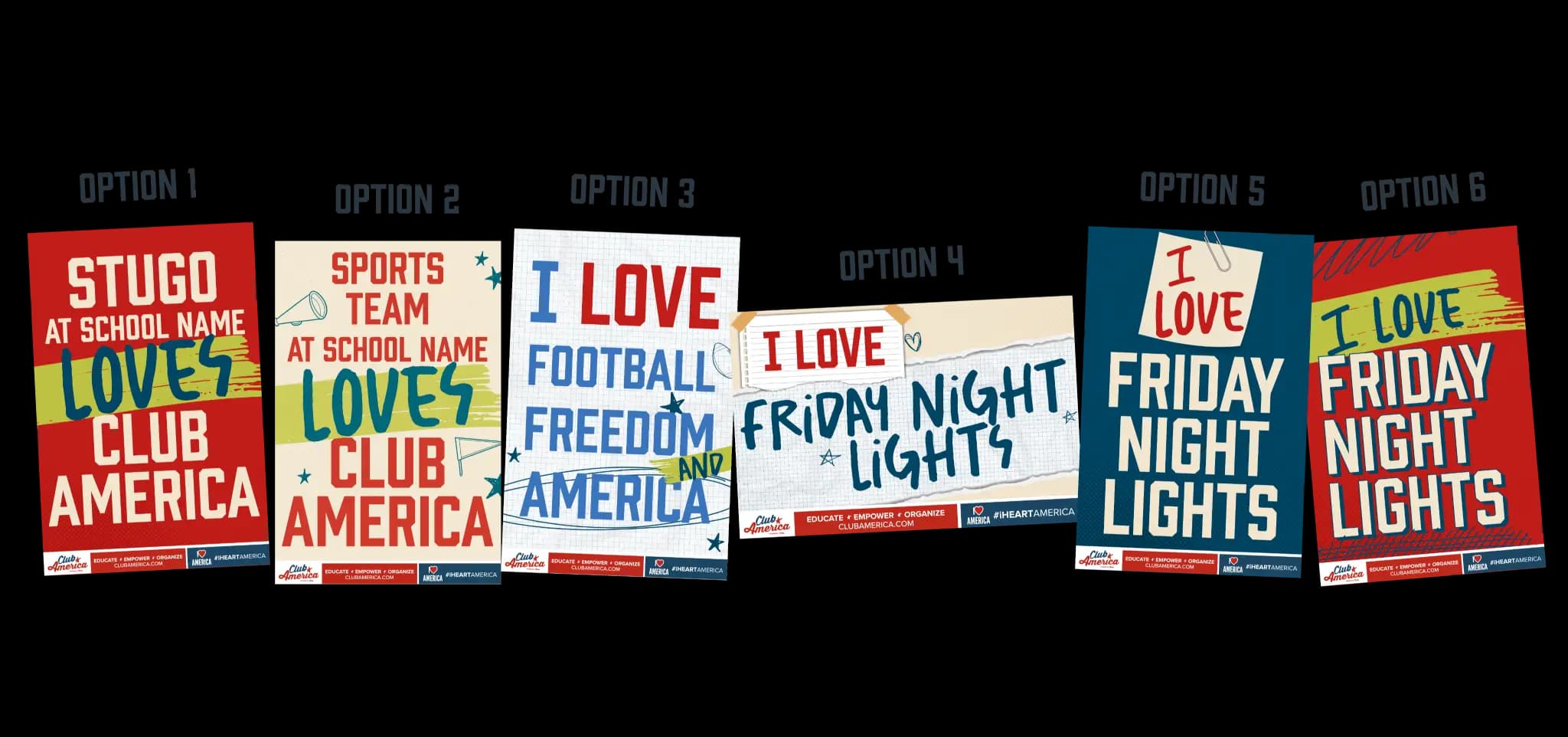 School Spirit signs