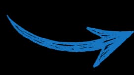Blue arrow