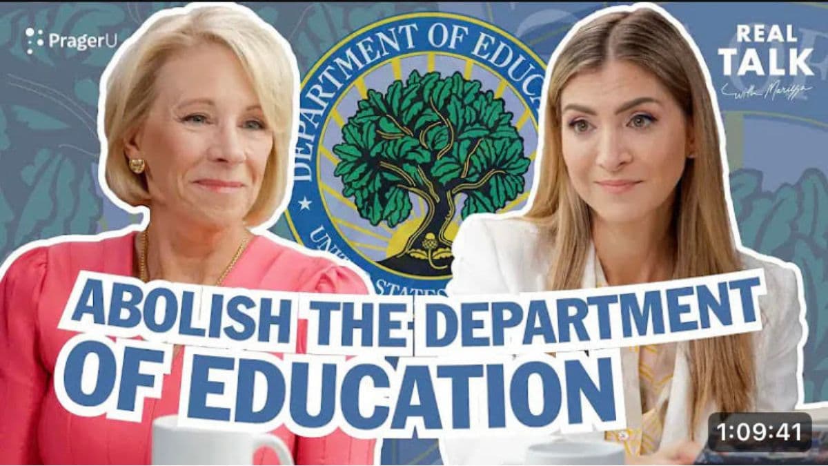 The Truth about America’s Department of Education with Former Ed. Secretary Betsy DeVos | Real Talk